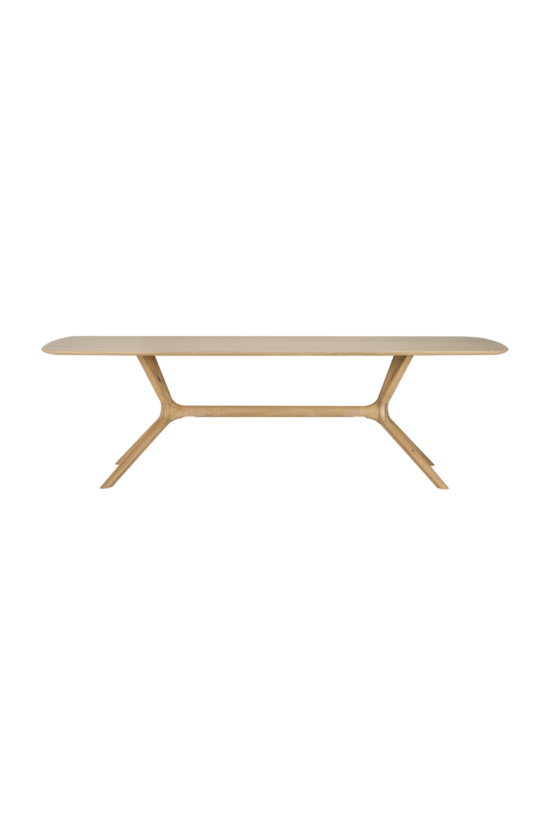 Cross Leg Oak Dining Table | Ethnicraft Oak