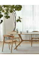 Cross Leg Oak Dining Table | Ethnicraft Oak