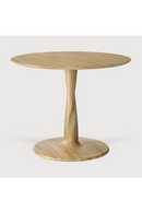 Solid Oak Pedestal Dining Table | Ethnicraft Torsion | Oroatrade.com