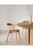 Round Mahogany Dining Table | Ethnicraft Roller Max | Oroatrade.com