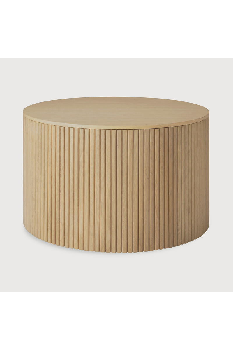 Round Storage Coffee Table | Ethnicraft Roller Max | Oroatrade.com