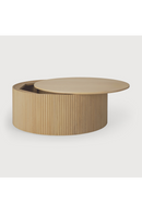 Round Storage Coffee Table | Ethnicraft Roller Max | Oroatrade.com