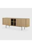 Sliding Door Oak Sideboard | Ethnicraft Roller Max | Oroatrade.com