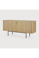 Sliding Door Oak Sideboard | Ethnicraft Roller Max | Oroatrade.com