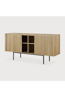 Sliding Door Oak Sideboard | Ethnicraft Roller Max | Oroatrade.com