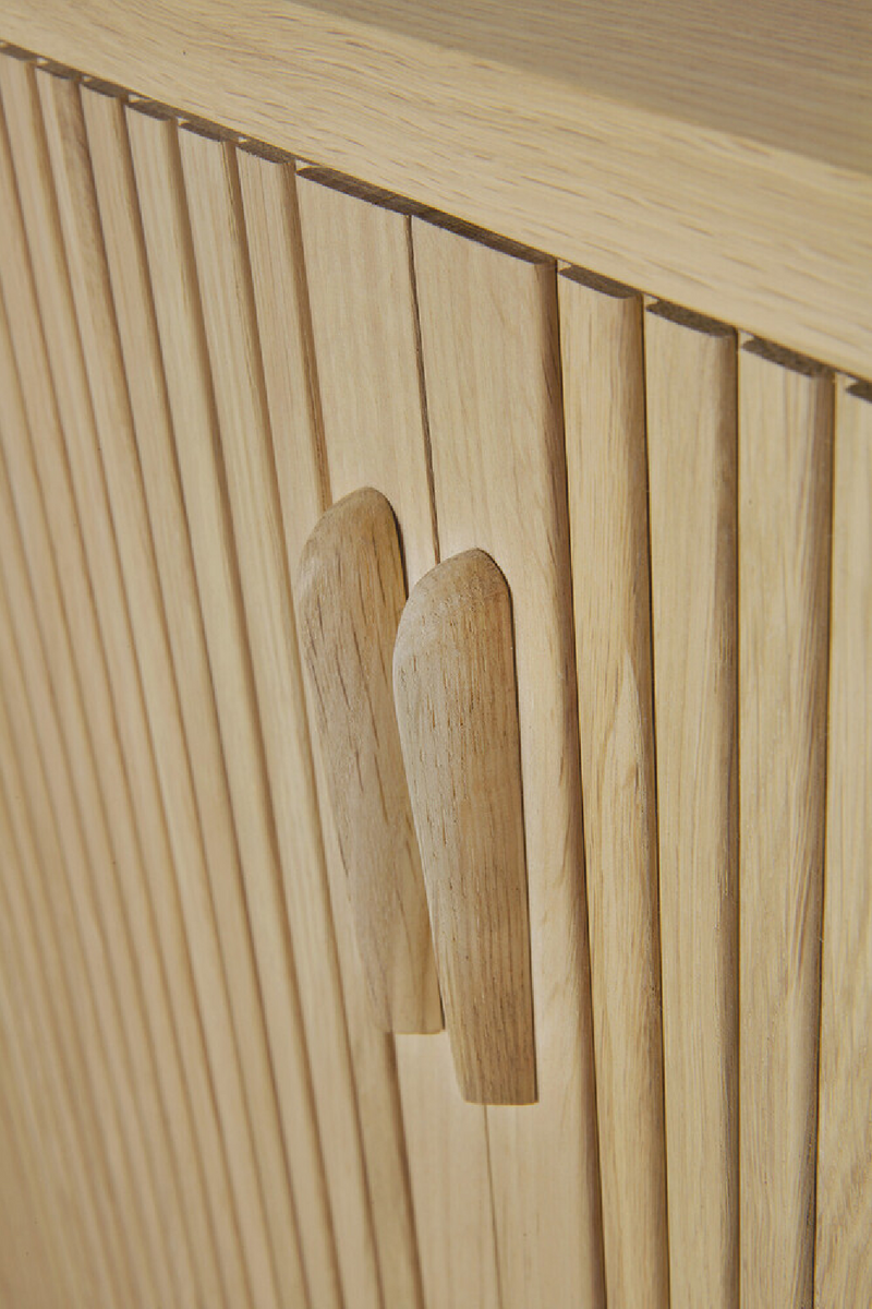 Sliding Door Oak Sideboard | Ethnicraft Roller Max | Oroatrade.com