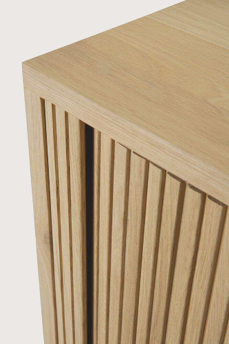 Sliding Door Oak Sideboard | Ethnicraft Roller Max | Oroatrade.com