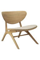 Upholstered Curved Lounge Chair | Ethnicraft Eye | Oroatrade.com