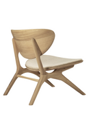 Upholstered Curved Lounge Chair | Ethnicraft Eye | Oroatrade.com