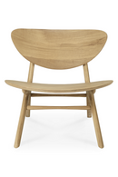 Oak Curved Lounge Chair | Ethnicraft Eye | Oroatrade.com