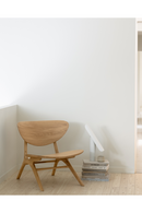 Oak Curved Lounge Chair | Ethnicraft Eye | Oroatrade.com