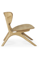 Oak Curved Lounge Chair | Ethnicraft Eye | Oroatrade.com