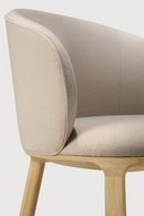 Upholstered Oak Dining Chair | Ethnicraft Unda | Oroatrade.com