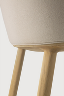 Upholstered Oak Dining Chair | Ethnicraft Unda | Oroatrade.com