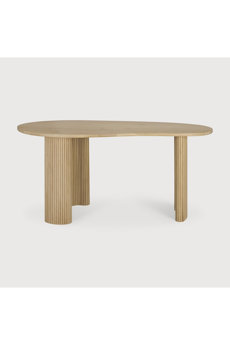 Curved Oak Desk | Ethnicraft Boomerang | Oroatrade.com