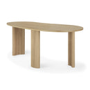 Curved Oak Desk | Ethnicraft Boomerang | Oroatrade.com