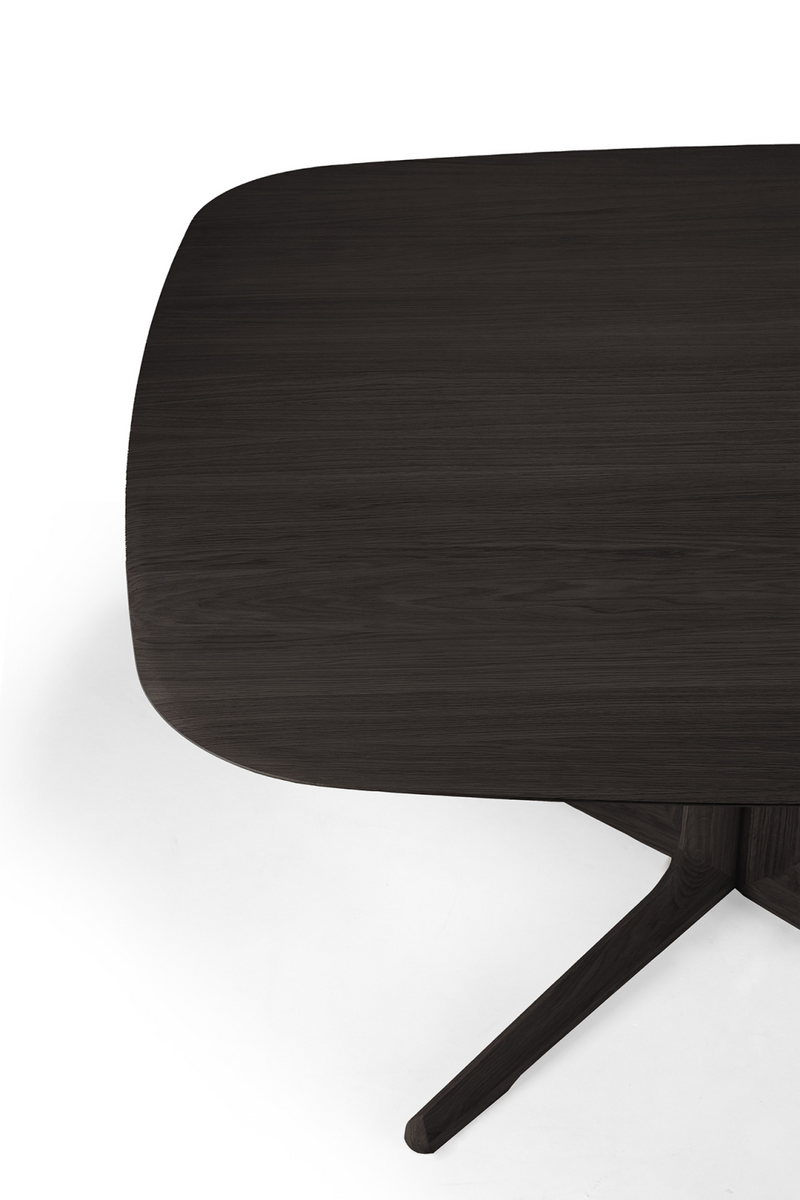 Central-Footed Oak Dining Table | Ethnicraft Corto | Oroatrade.com