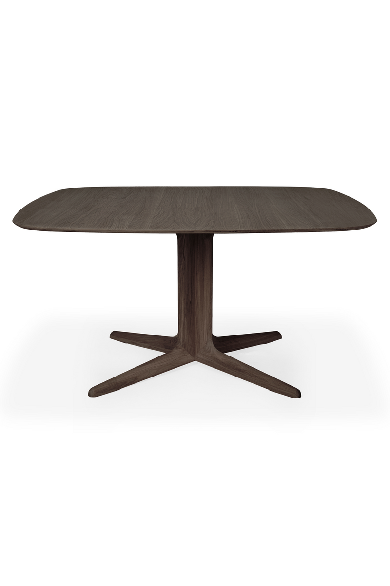 Central-Footed Oak Dining Table | Ethnicraft Corto | Oroatrade.com