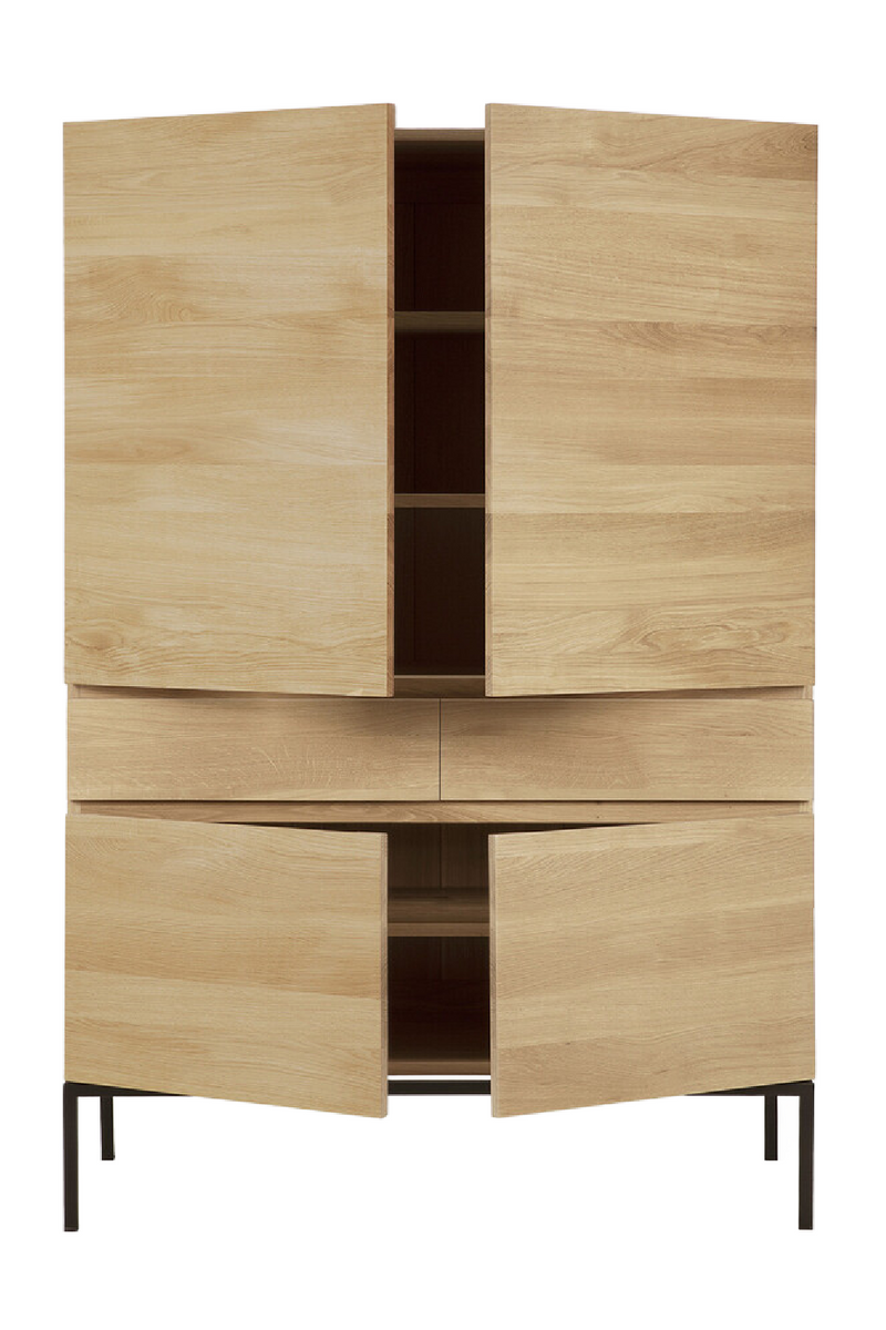 Oiled Oak Storage Cabinet | Ethnicraft Ligna | Oroatrade.com