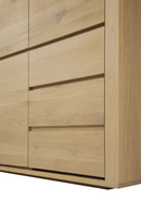 3-Door Oak Wood Wardrobe Cabinet | Ethnicraft Shadow | OROA TRADE