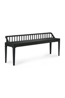 Modern Nordic Black Oak Bench | Ethnicraft Spindle | Oroatrade.com