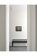 Modern Nordic Black Oak Bench | Ethnicraft Spindle | Oroatrade.com