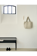 Modern Nordic Black Oak Bench | Ethnicraft Spindle | Oroatrade.com