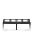 Modern Nordic Black Oak Bench | Ethnicraft Spindle | Oroatrade.com