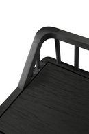 Modern Nordic Black Oak Bench | Ethnicraft Spindle | Oroatrade.com