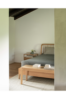 Glass Top Oak Nightstand | Ethnicraft Spindle | Oroatrade.com