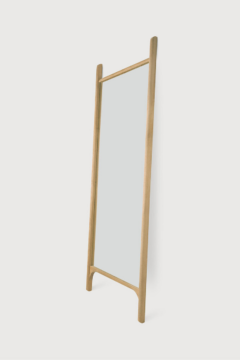 Oak Framed Floor Mirror | Ethnicraft PI | Oroatrade.com