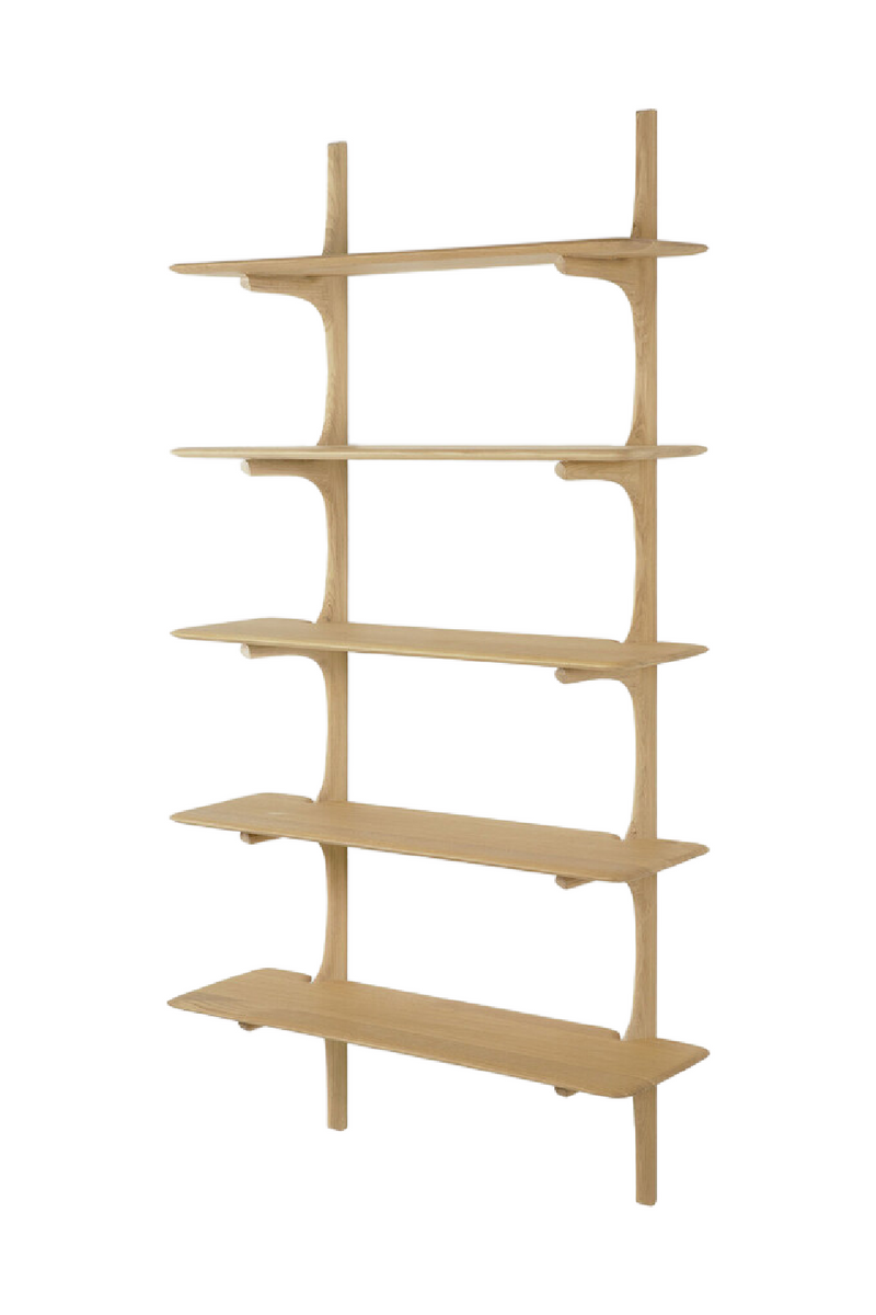 Curved Wood Wall Shelf | Ethnicraft PI | Oroatrade.com