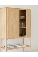 Natural Oak 2-Door Cupboard | Ethnicraft Pi | Oroatrade.com