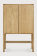 Natural Oak 2-Door Cupboard | Ethnicraft Pi | Oroatrade.com