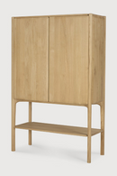 Natural Oak 2-Door Cupboard | Ethnicraft Pi | Oroatrade.com