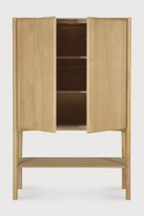 Natural Oak 2-Door Cupboard | Ethnicraft Pi | Oroatrade.com