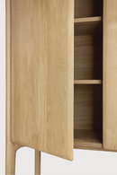 Natural Oak 2-Door Cupboard | Ethnicraft Pi | Oroatrade.com