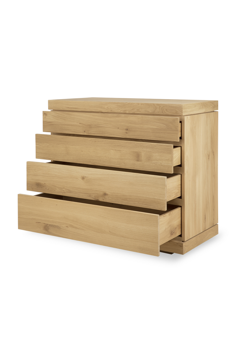 4-Drawer Oiled Oak Dresser | Ethnicraft Burger