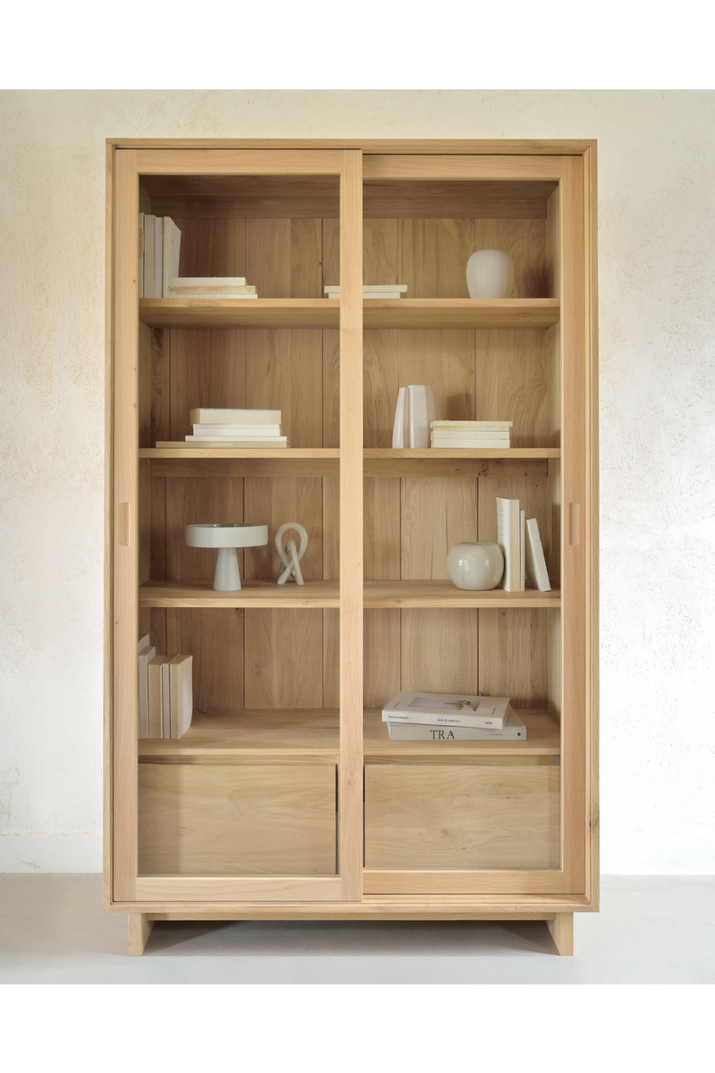 Oak Sliding Door Cabinet | Ethnicraft Wave