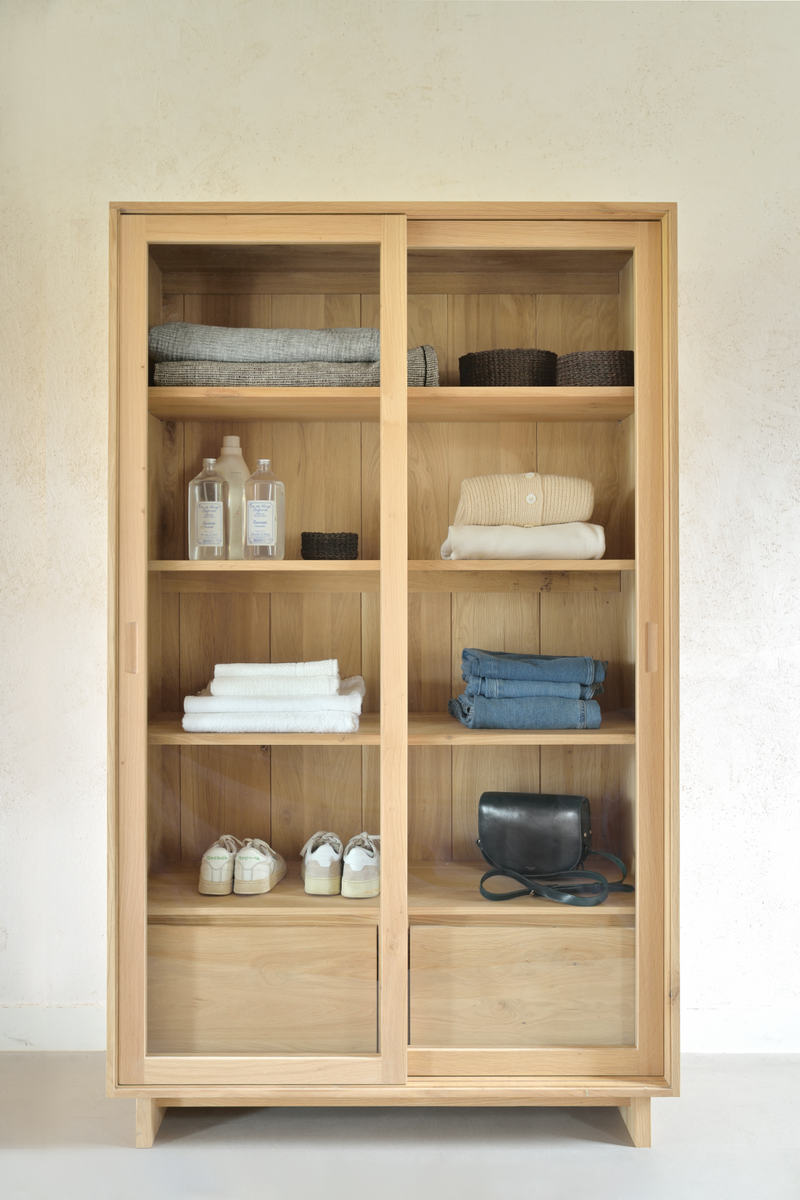 Oak Sliding Door Cabinet | Ethnicraft Wave