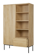 1-Door Oak Wood Cabinet | Ethnicraft Whitebird | OROA TRADE