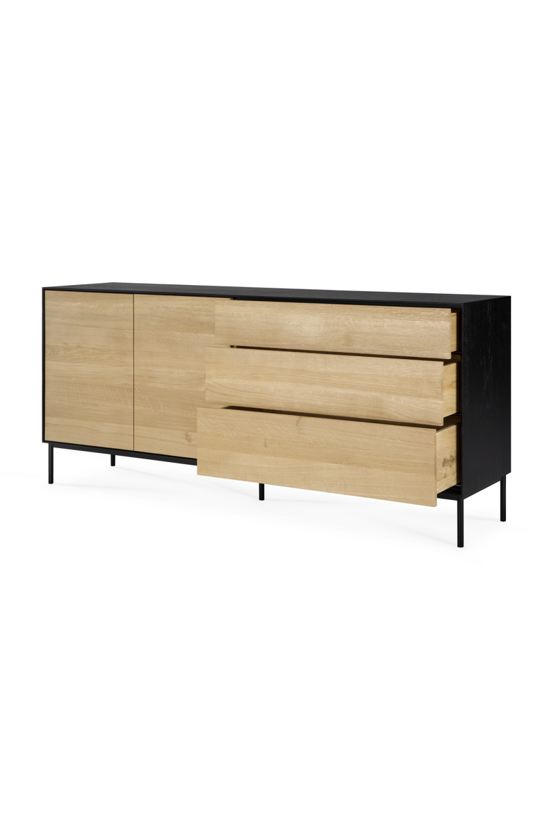 Varnished Oak Sideboard | Ethnicraft Blackbird