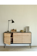 Varnished Oak Sideboard | Ethnicraft Blackbird | Oroatrade.com