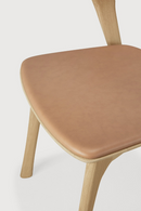 Cushioned Scandinavian Dining Chair | Ethnicraft Bok | Oroatrade.com
