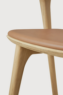 Cushioned Scandinavian Dining Chair | Ethnicraft Bok | Oroatrade.com