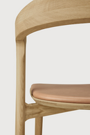 Cushioned Scandinavian Dining Chair | Ethnicraft Bok | Oroatrade.com