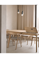 Cushioned Scandinavian Dining Chair | Ethnicraft Bok | Oroatrade.com