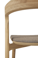 Cushioned Scandinavian Dining Chair | Ethnicraft Bok | Oroatrade.com