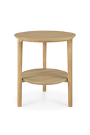 Circular Tiered Oak Side Table | Ethnicraft Bok ‚îÇ Oroatrade.com