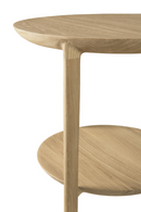 Circular Tiered Oak Side Table | Ethnicraft Bok ‚îÇ Oroatrade.com